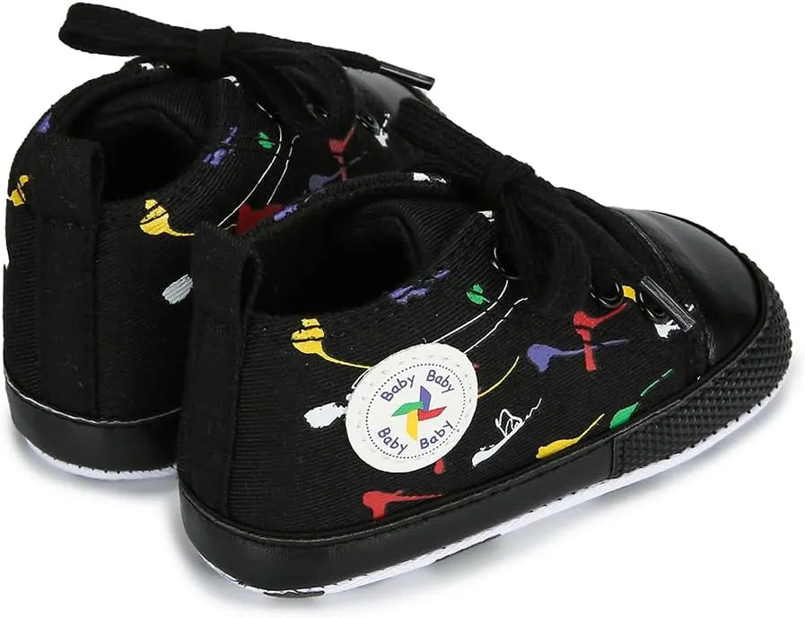 BEIDI Baby Girl Boy Shoes 0-18 Months,Infant Unique Essentials Gifts,Unisex Newborn Doll Slip-on Soft Sole High-top Frist Walking Sneakers