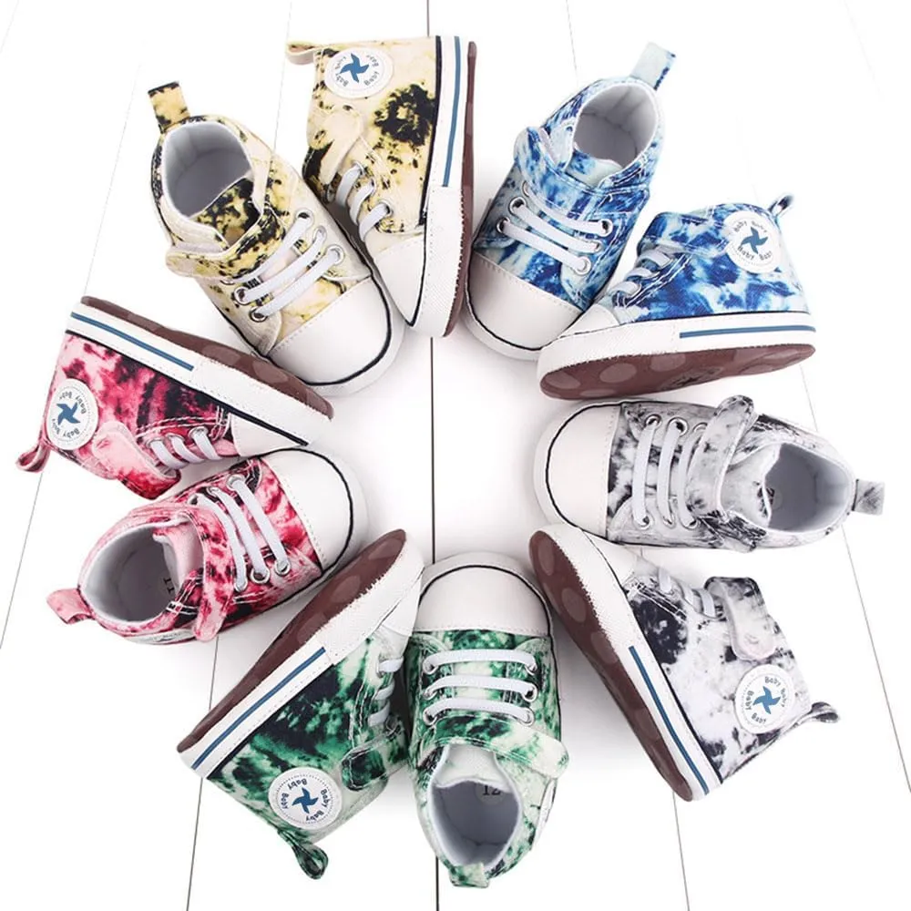 BEIDI Baby Girl Boy Shoes 0-18 Months,Infant Unique Essentials Gifts,Unisex Newborn Doll Slip-on Soft Sole High-top Frist Walking Sneakers