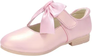 Bowknot Girls Princess Dress Shoes Single Shoes Performance Shoes Toddler Wedding Dress Shoes Baby Sneaker