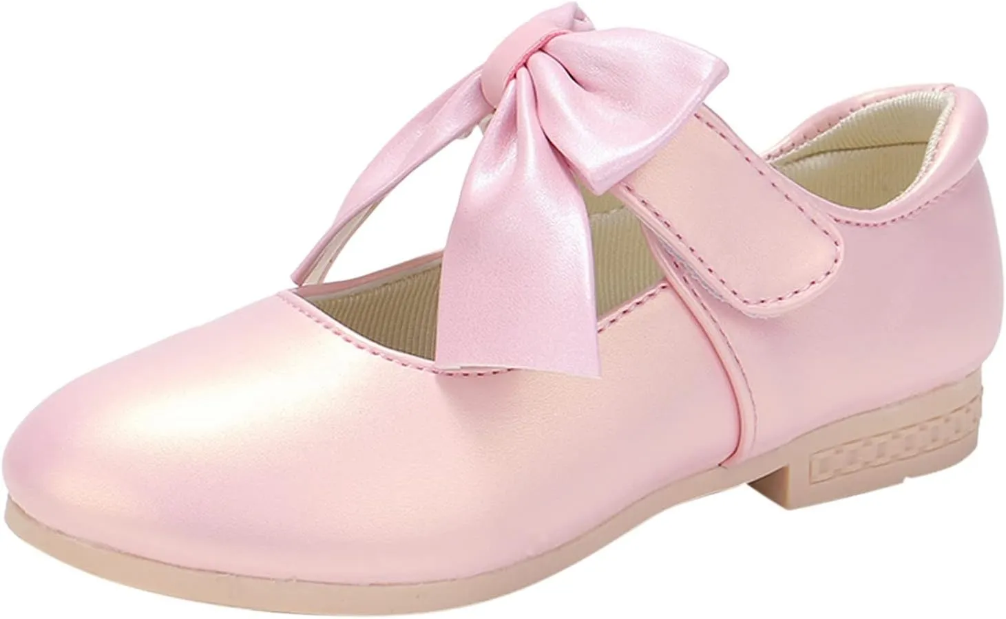 Bowknot Girls Princess Dress Shoes Single Shoes Performance Shoes Toddler Wedding Dress Shoes Baby Sneaker