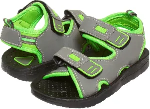 Boys Double Strapped Closed-Toe Sport Sandals