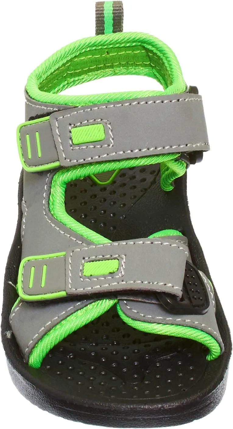 Boys Double Strapped Closed-Toe Sport Sandals