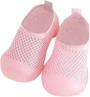 Boys Girls Low Heel Shoes Toddler Kids Infant Newborn Baby Boys Girls Summer Shoes Solid Soft Soles (Pink, 24 Toddler)