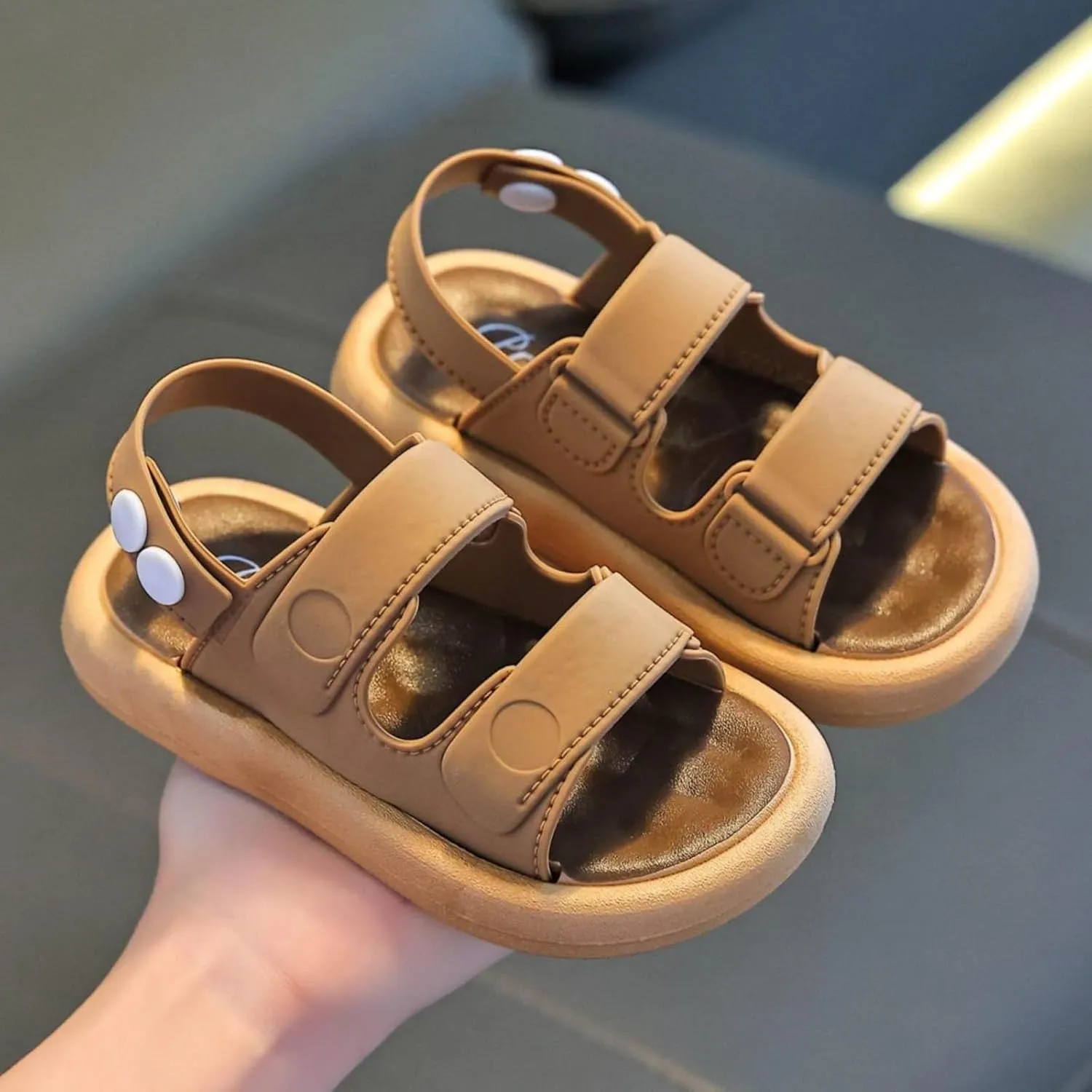 Boys Girls Sandals Children's Sandals Summer Girls Middle And Large Children's Beach Shoes Soft Sole Casual Shoes Boys Baby Open Toe Flat Closed Toe Princess Costume Summer Dress