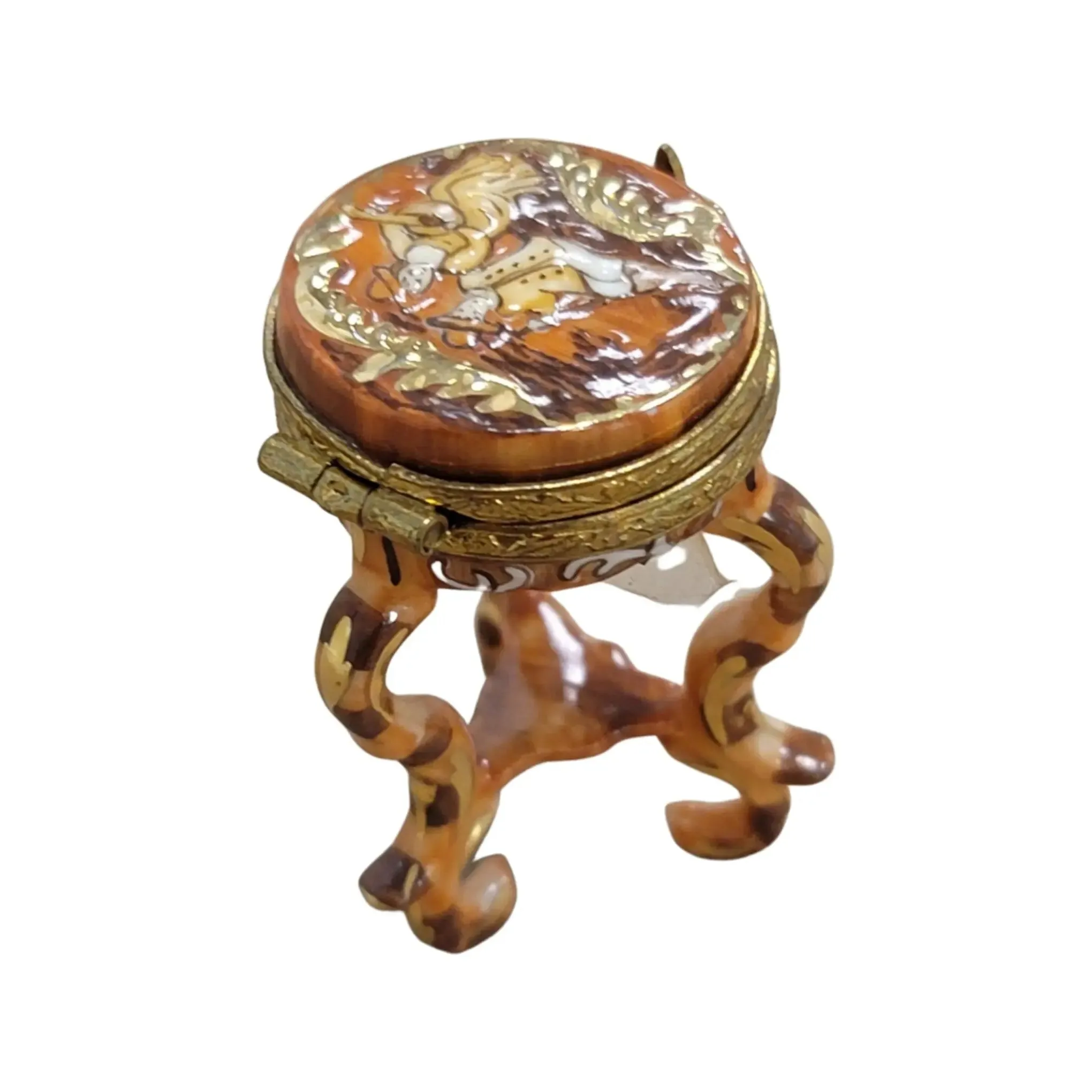 Brown Side Table Basin or Stool