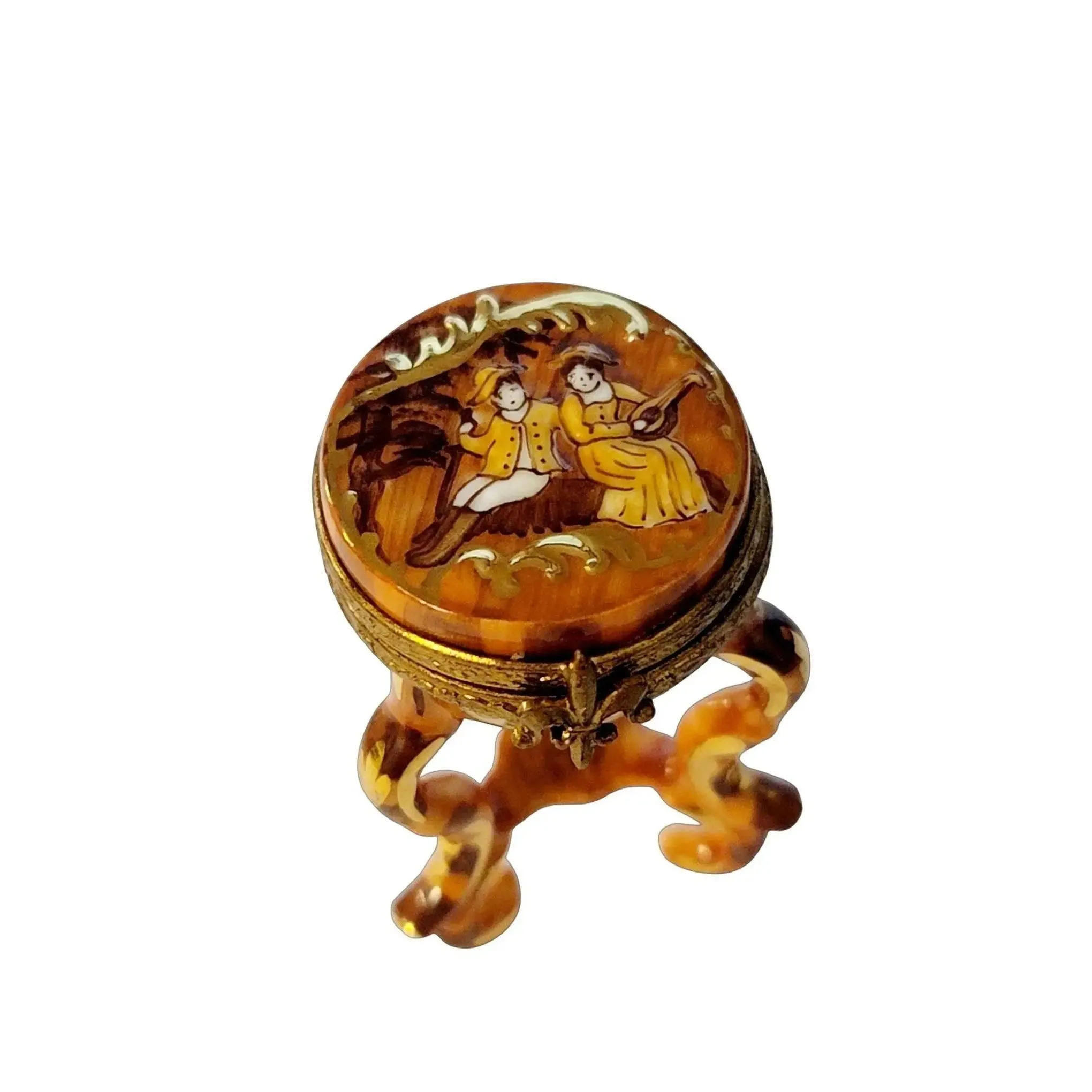 Brown Side Table Basin or Stool