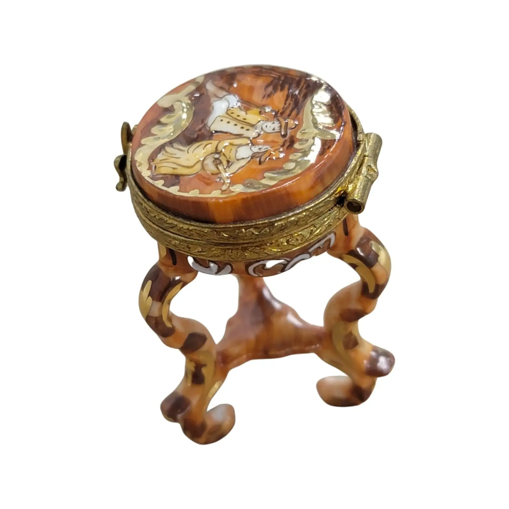 Brown Side Table Basin or Stool