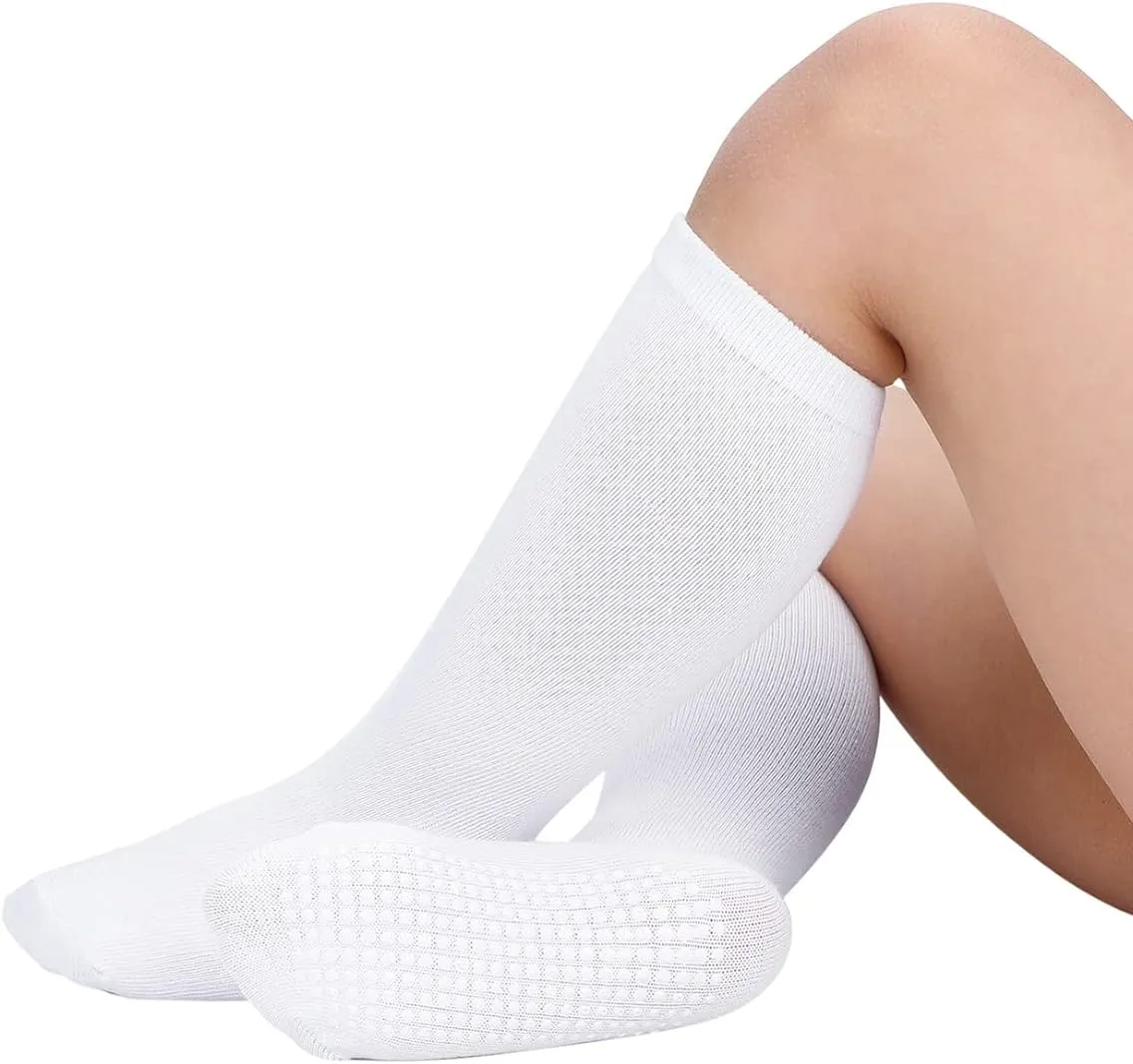 Century Star Baby Girl Socks Boy Knee High Socks Toddler Non-Slip Tube Sock School Soccer Striped Stockings for Infant