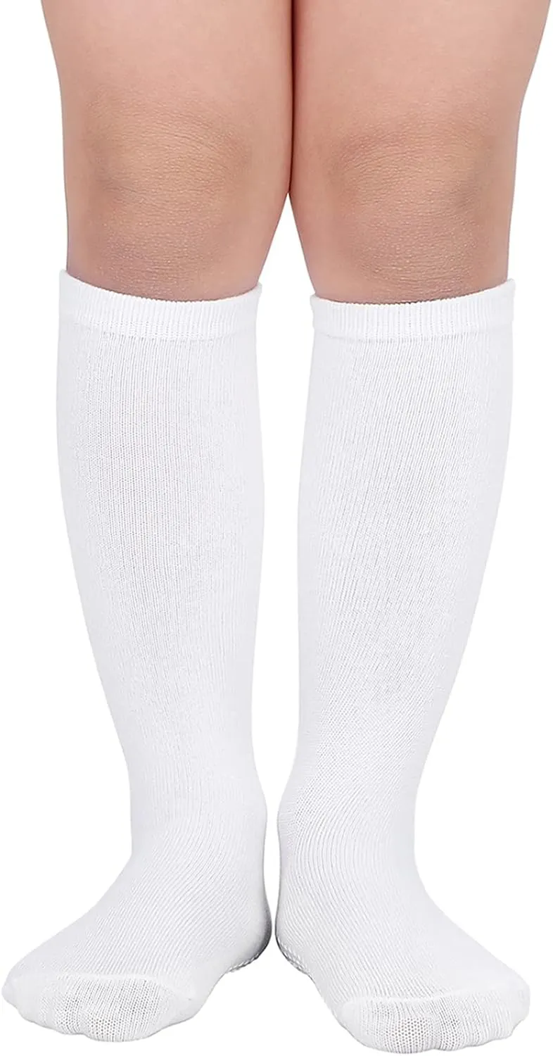 Century Star Baby Girl Socks Boy Knee High Socks Toddler Non-Slip Tube Sock School Soccer Striped Stockings for Infant