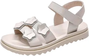 Children Autumn Shoes Toddler Girls Summer Outdoor Closed Toe Soft Rubber Sole Beach Shoes Dress Princess