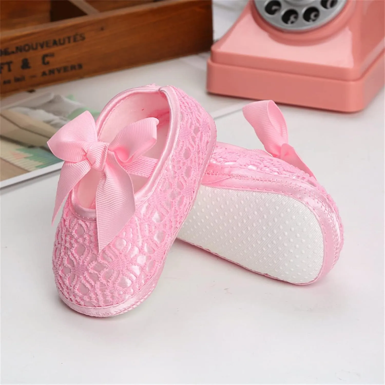 Children Infant Toddler Shoes Spring and Summer Girls Floor Sports Shoes Elastic Belt Slip On Children's Shoes Girls