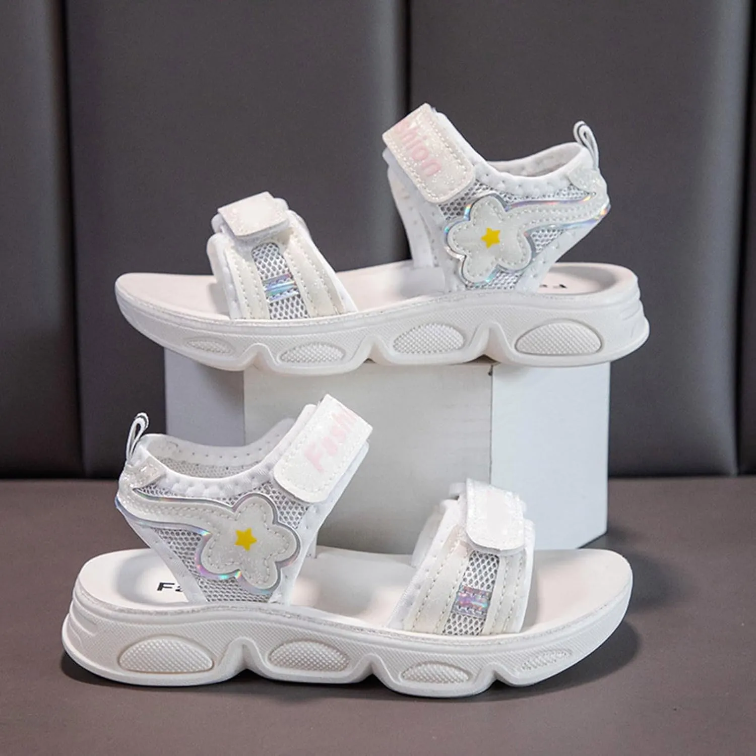 Children Shoes Comfortable Thick Soled Sandals Outdoor Beach Casual Sandals Baby Girl Shoes 3-6 Months