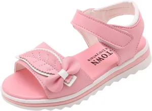 Children Shoes Fashion Flower Thick Sole Sandals Soft Sole Comfortable Princess Sandals Baby Girl Shoes 3-6 Months (Pink, 5-5.5 Years Little Child)