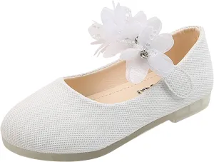 Children Soft Sole Shoes Sandals Toe Baby Dance Toddler Round Kids Princess Infant Shoes Girls Floral Girl's