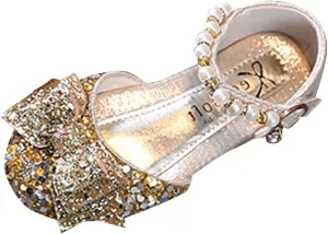 Children Soft Sole Shoes Toddler Baby Casual Princess Dress Shoes Comfortable Flat Outdoor Girls Rhinestones
