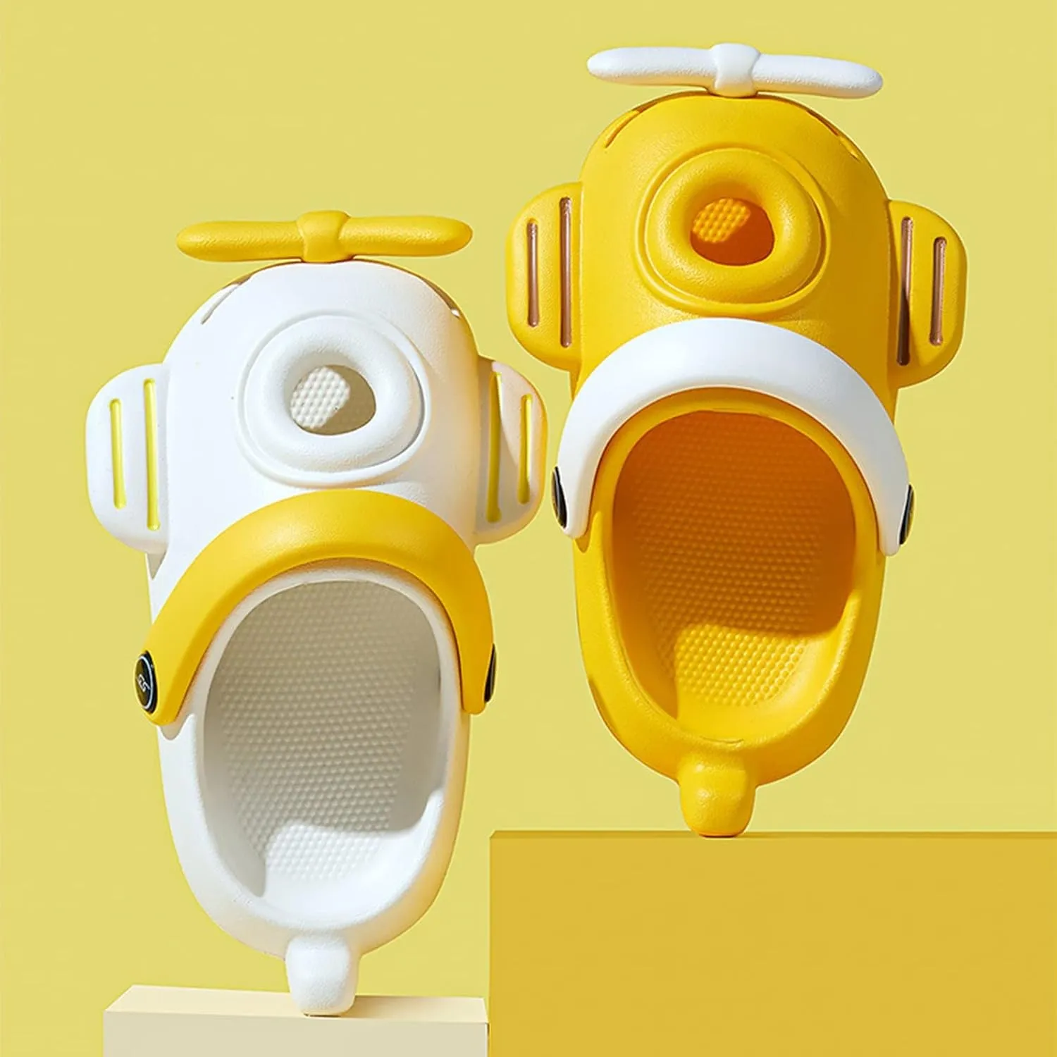 Cute Airplane Clogs for Toddler Infant Cartoon Garden Slippers Slip-Resistance Beach Pool Baby Boys Girls Slippers