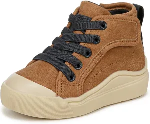 Dr. Scholl's Infant Girls Time Off High Toddler Sneaker Honey Brown 6 M