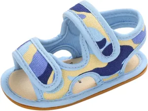EnJoCho Baby Girls Boys Camouflage Sandals Soft Anti-Slip Rubber Sole Infant Summer Outdoor Shoes Toddler First Walkers