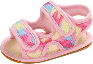 EnJoCho Baby Girls Boys Camouflage Sandals Soft Anti-Slip Rubber Sole Infant Summer Outdoor Shoes Toddler First Walkers