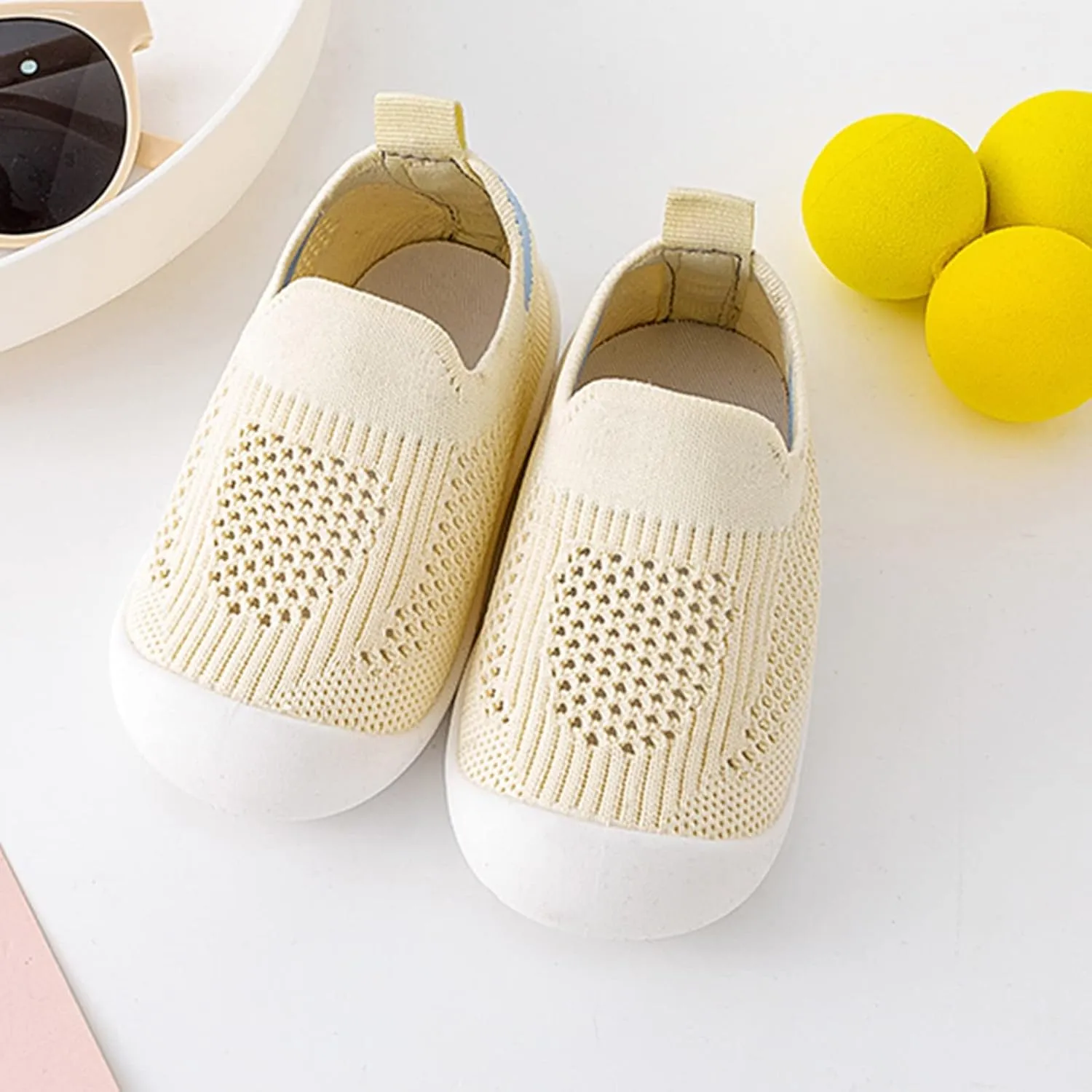 EnJoCho Tennis Shoes for Toddler Infant Shoes Hollow Out Breathable Socks Shoes Soft Sole Non Slip Wear Out Floor Shoes