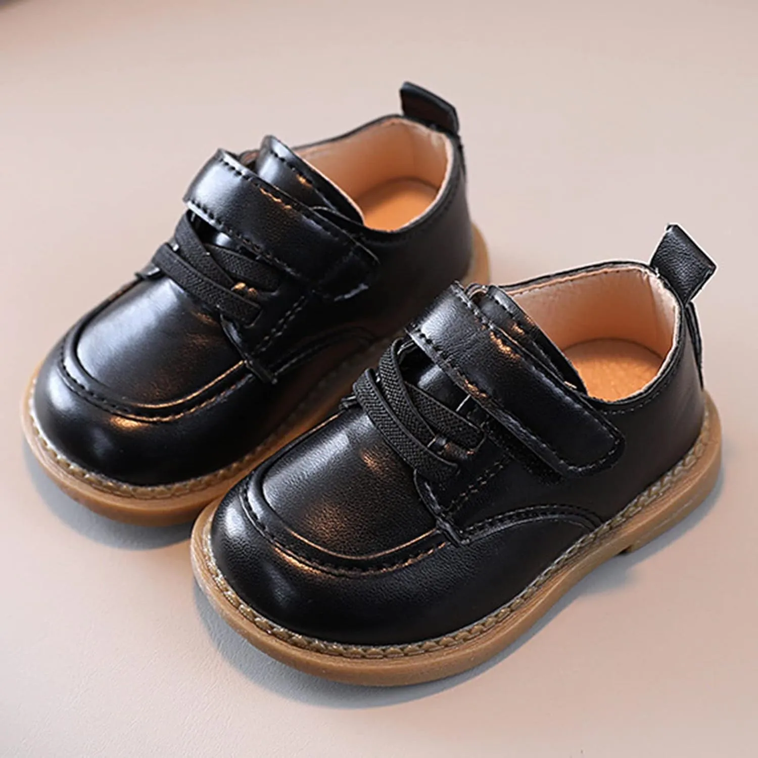 Fashion Autumn Toddler and Boys Casual Shoes Thick Sole Round Toe Buckle Shoes Toddler Shoes Size 11 Girls