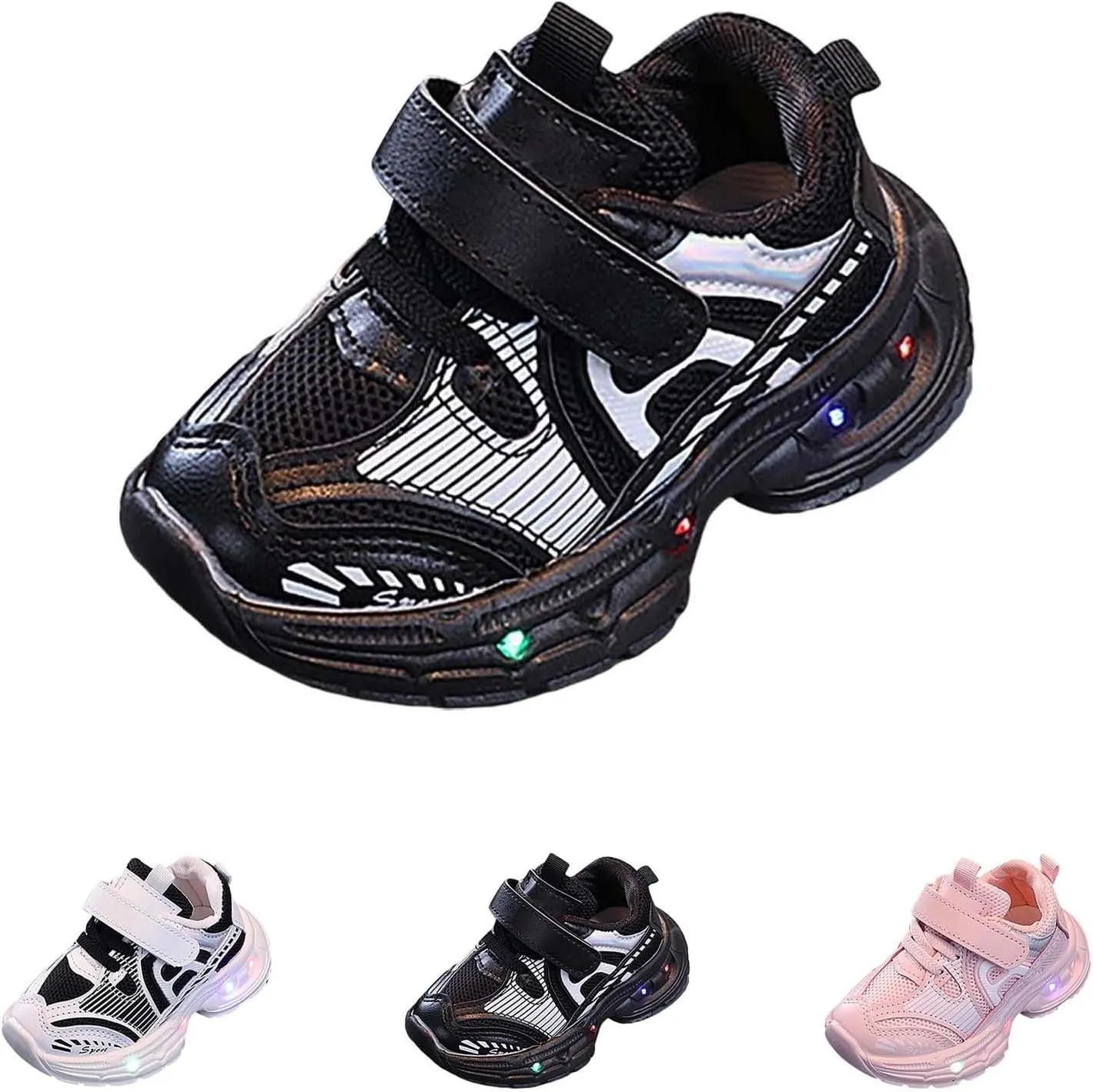Fashion LED Light Baby Shoes Casual Children Shoes Boys Girls Sandals Soft Kids Sports Shoe Light