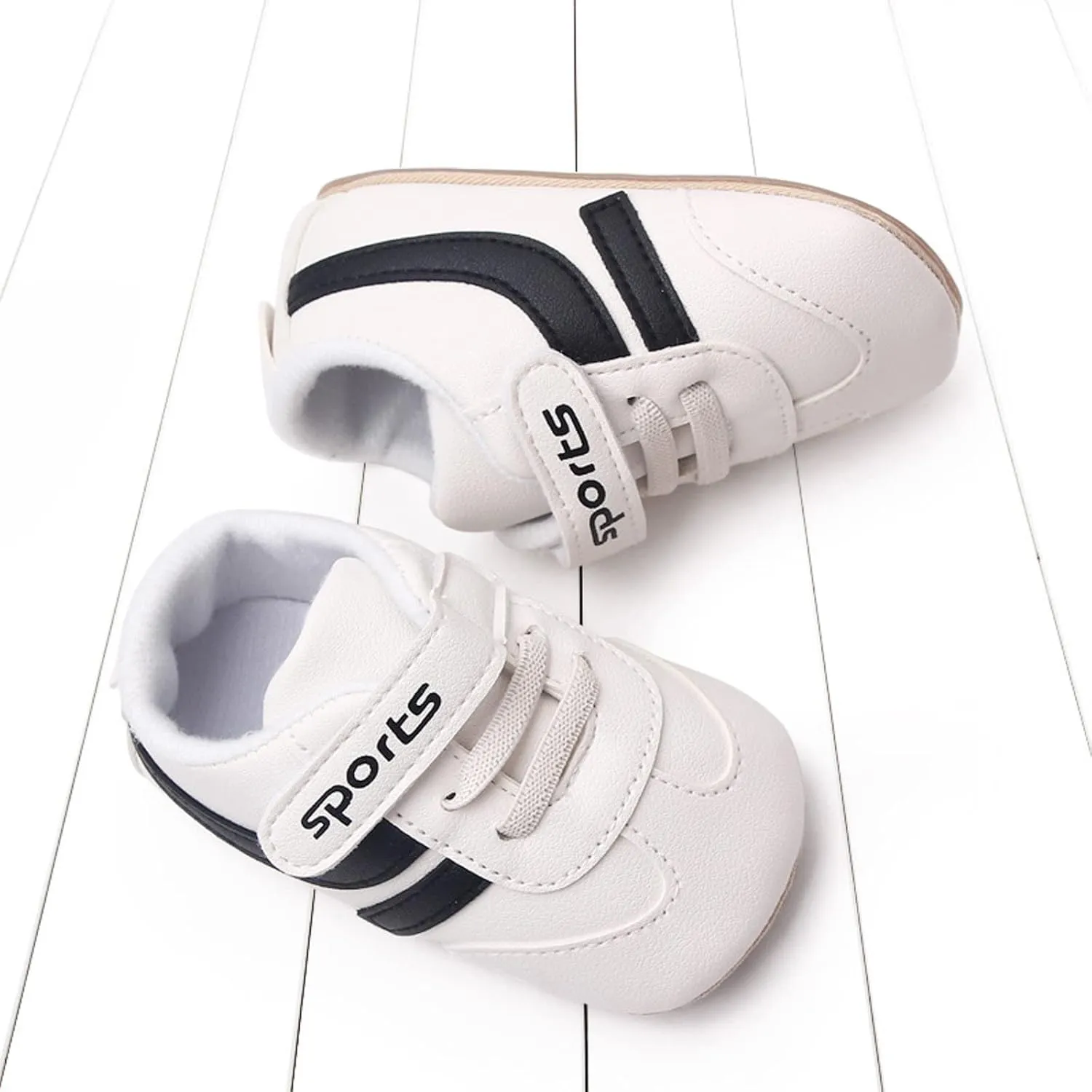 Fashion Summer Children Infant Toddler Shoes Boys and Girls Sports Shoes Flat Sole Non Slip Lightweight Colorblock Hook Loop Boots