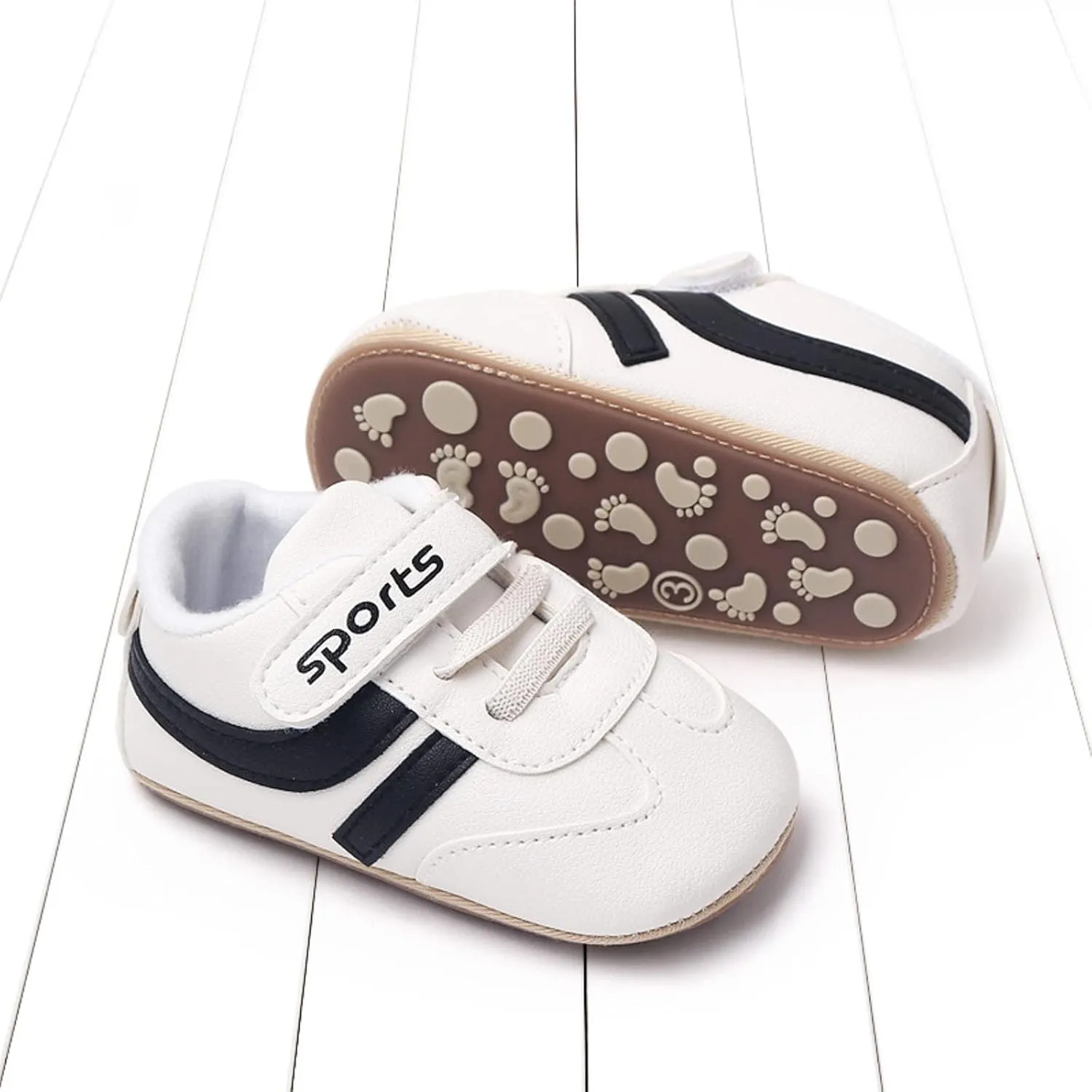 Fashion Summer Children Infant Toddler Shoes Boys and Girls Sports Shoes Flat Sole Non Slip Lightweight Colorblock Hook Loop Boots