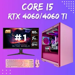 Gaming PC Bundle | Intel Core i5 | RTX 4060/Ti | Cloud 9 Pixel