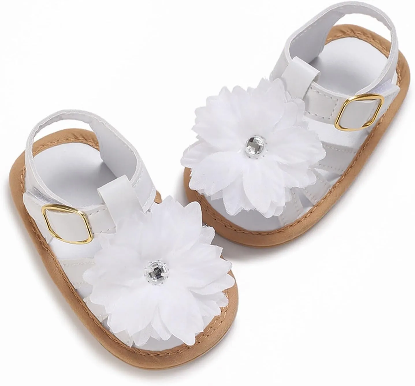 Girl Shoes Baby Girls Sandals Ruffle Bowknot Premium Soft Sole Open Toe Breathable Summer Outdoor Toddler Sandal