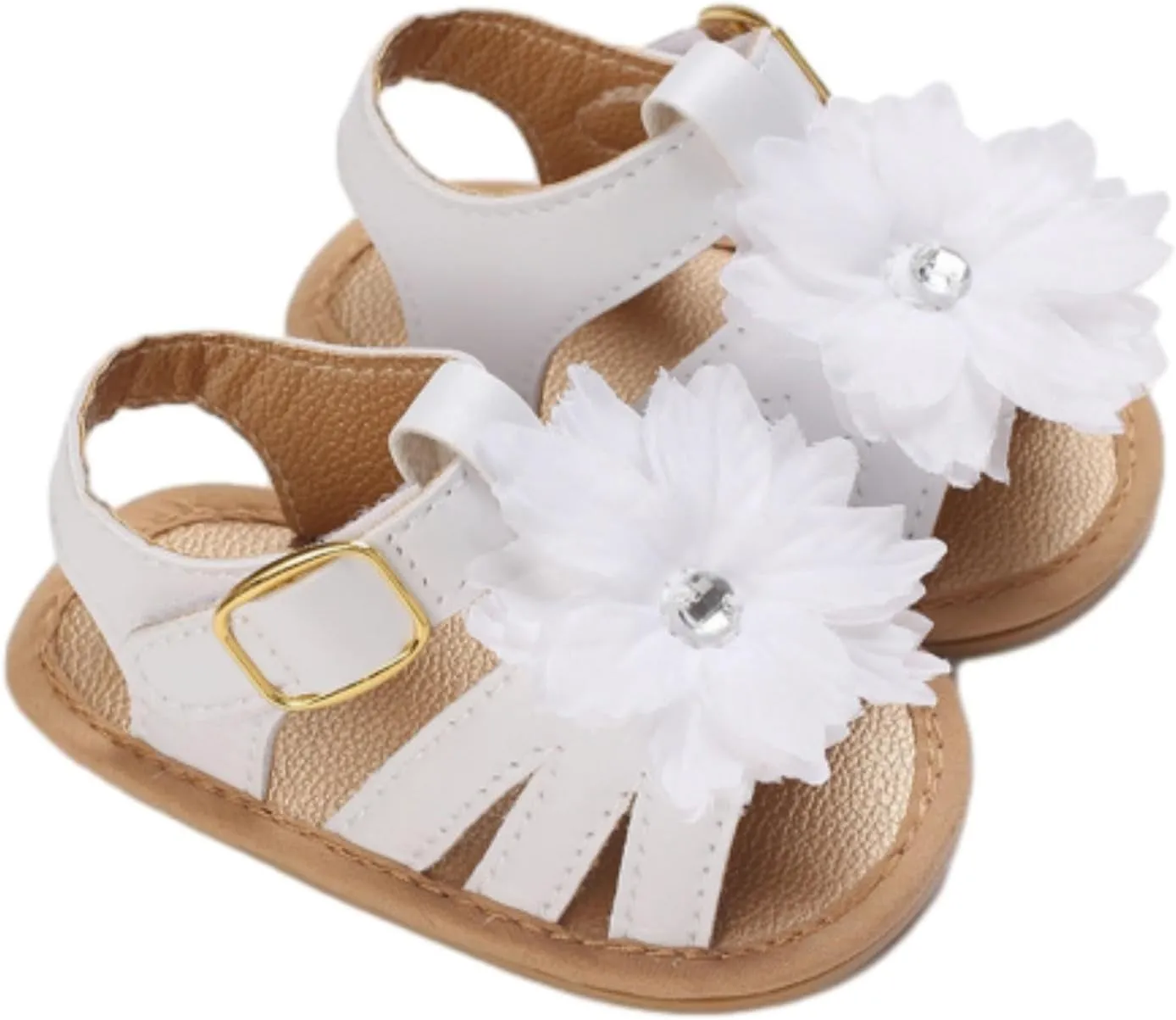 Girl Shoes Baby Girls Sandals Ruffle Bowknot Premium Soft Sole Open Toe Breathable Summer Outdoor Toddler Sandal