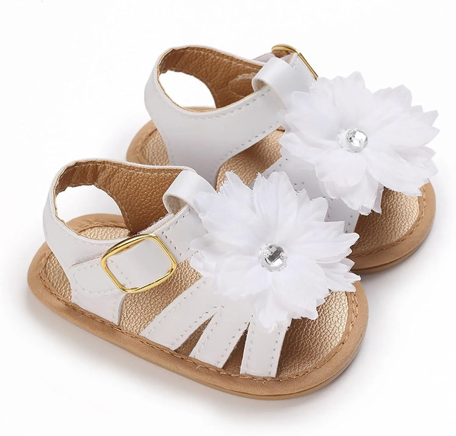 Girl Shoes Baby Girls Sandals Ruffle Bowknot Premium Soft Sole Open Toe Breathable Summer Outdoor Toddler Sandal