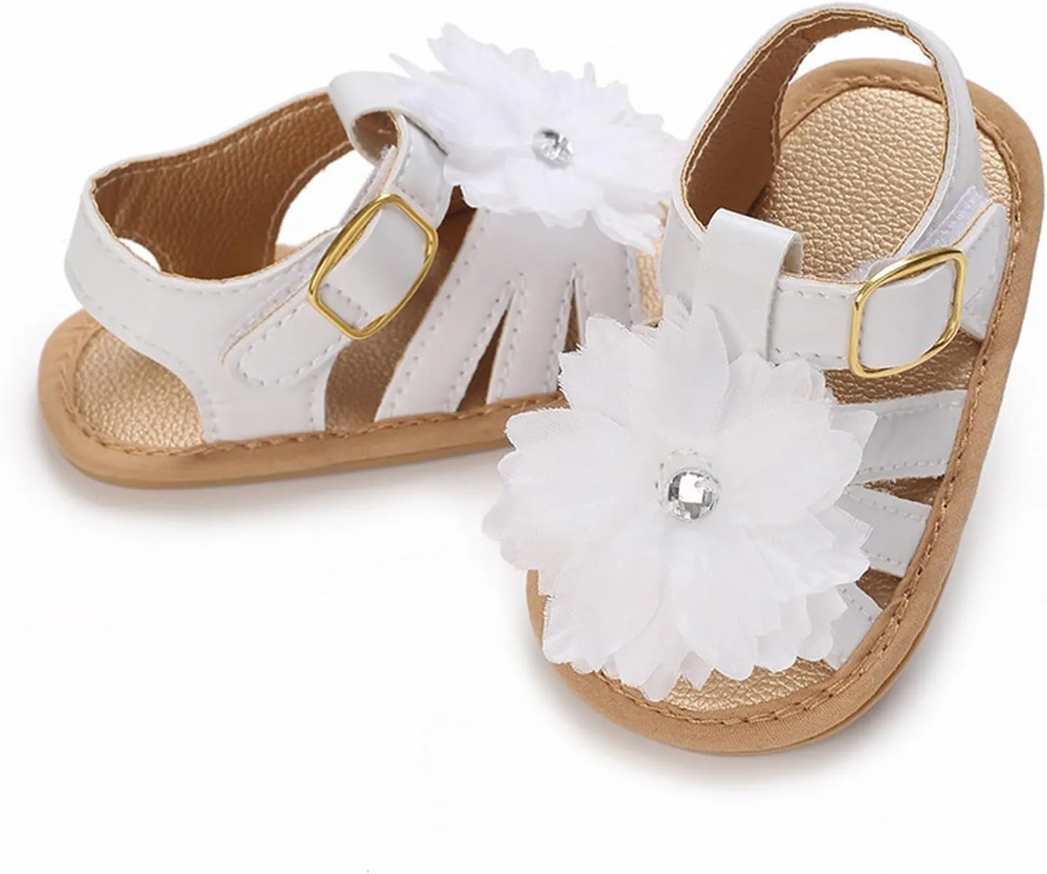 Girl Shoes Baby Girls Sandals Ruffle Bowknot Premium Soft Sole Open Toe Breathable Summer Outdoor Toddler Sandal