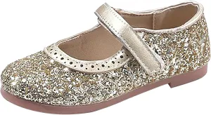 Girls Sequins Sandals Kids Summer Dress Dance Shoes Baby Toddler ow Heel Soft Sole Loafers Casual Comfy Trendy Shoes