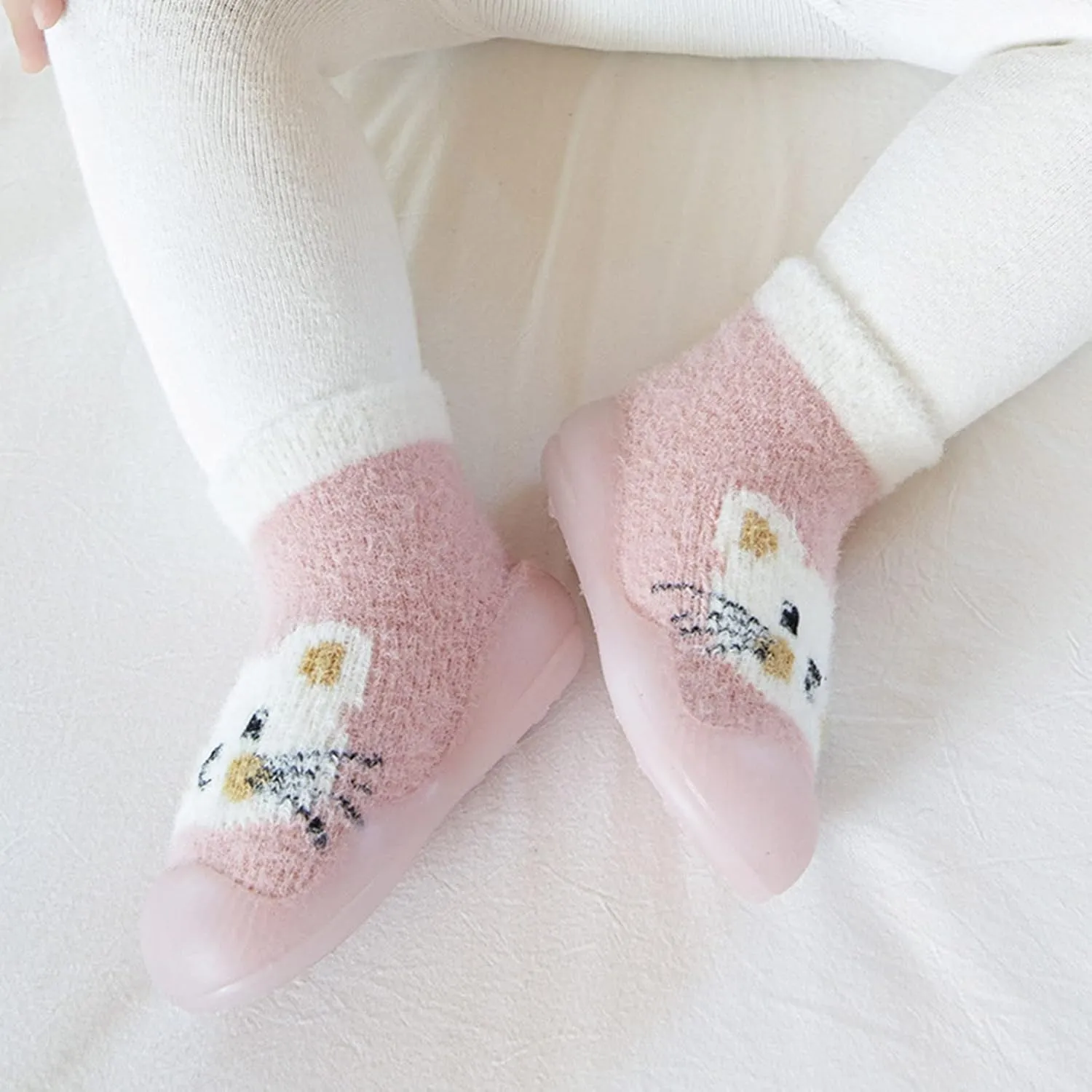 Girls Shoes Toddler Kids Infant Newborn Baby Boys Girls Shoes First Cute Cartoon Warm First Walking