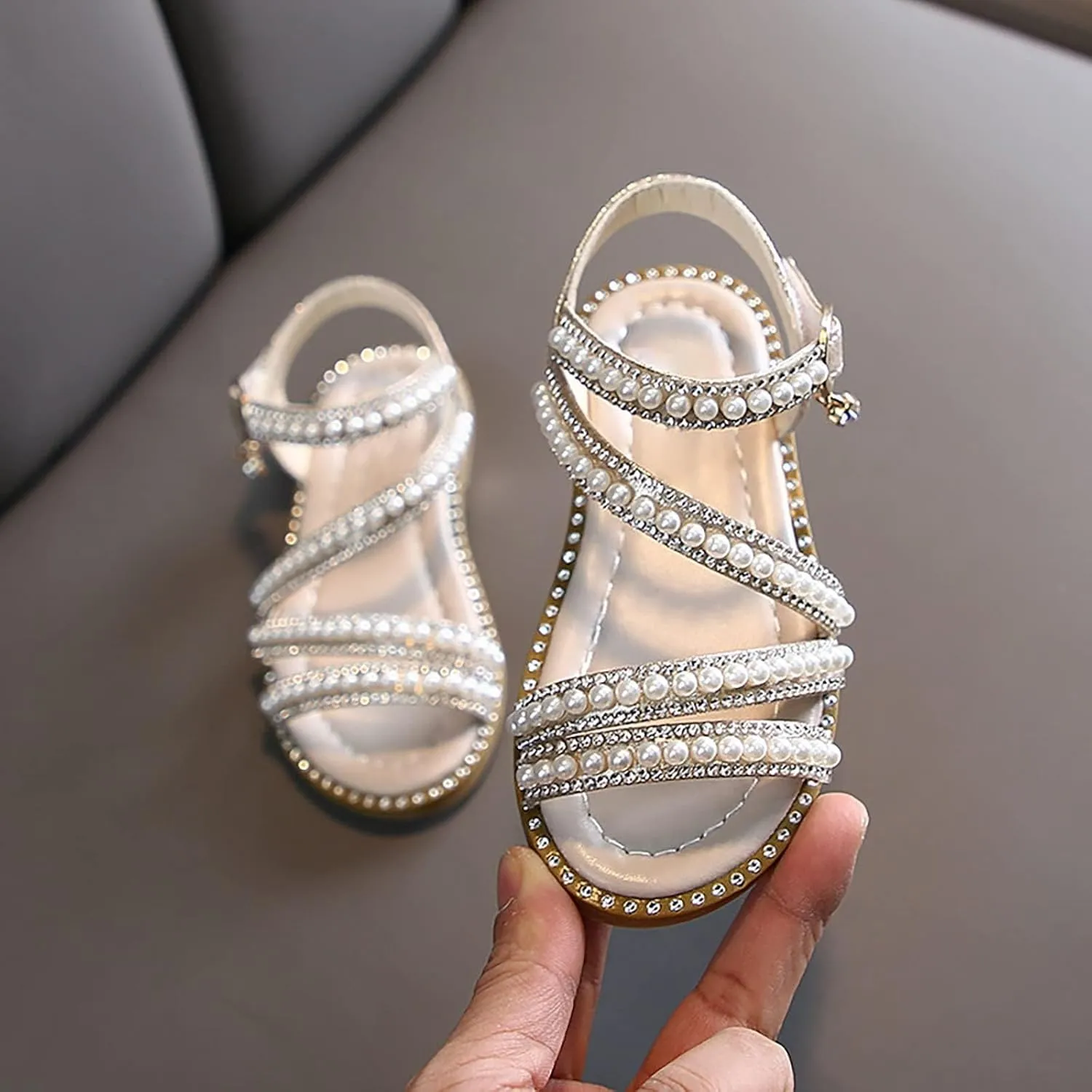 Girls Summer Sandals Children Shoes Summer Flower Sandals Fashion Little Girls Soft Sole Sandals Summer Shoes