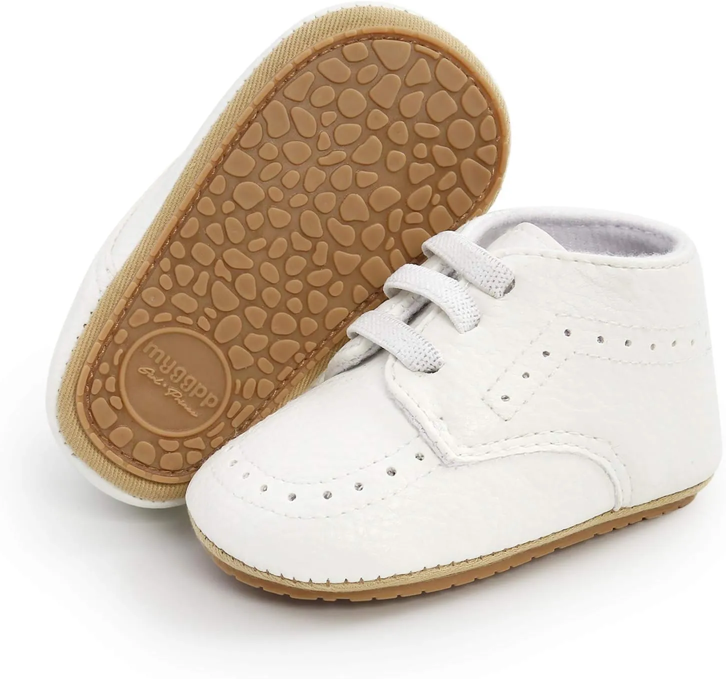 Infant Baby Boy Outdoor Crib Shoes Canvas Rubber and Soft Sole Wedding Dress Shoes Toddler Girl Baby Walking Shoes