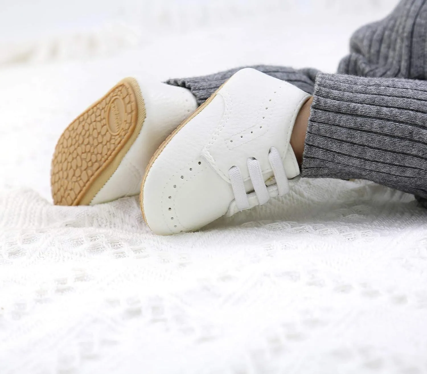 Infant Baby Boy Outdoor Crib Shoes Canvas Rubber and Soft Sole Wedding Dress Shoes Toddler Girl Baby Walking Shoes