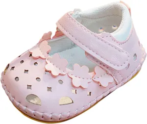 Infant Baby Girls Shoes Soft Sole Princess Wedding Dress Mary Jane Newborn Light Baby Sneaker Shoes Shoes Toddler Size 5