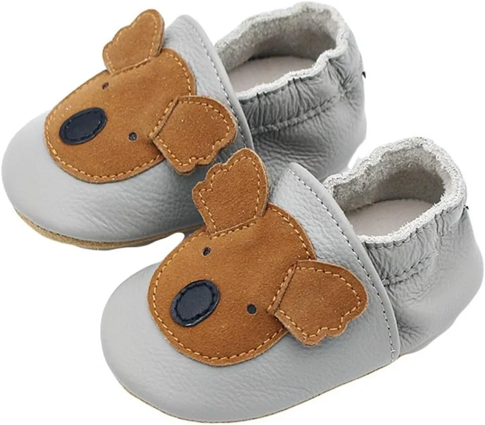 Infant Baby Soft Sole PU Leather Prewalker Shoes Infant Toddler Cute artoon Animal Slip-on Shoes Casual Slippers 3 Month Baby Hat