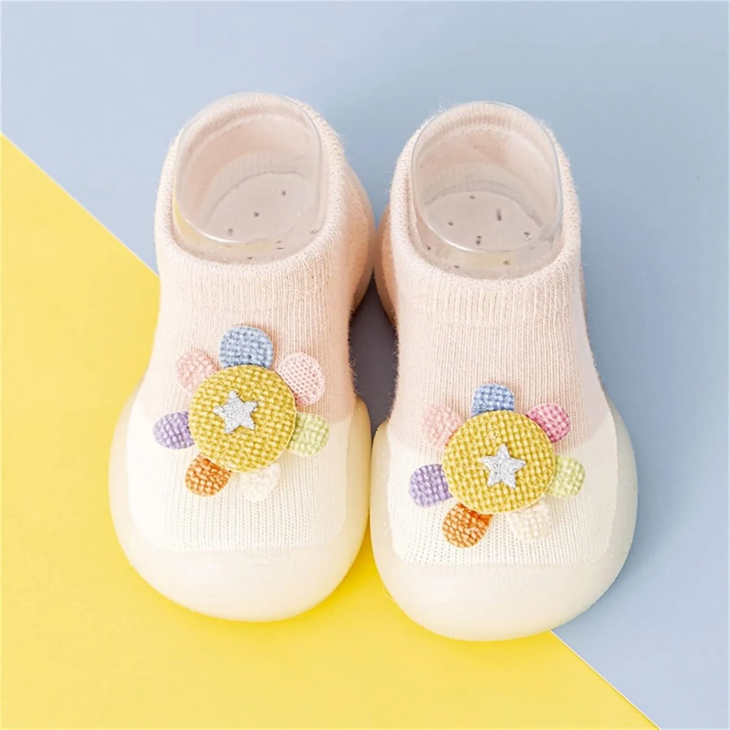 Infant Cute Cartoon Socks Shoes Baby Walking Shoes Cute Cartoon Soft Soles Antislip Shoes Baby Sock Shoes