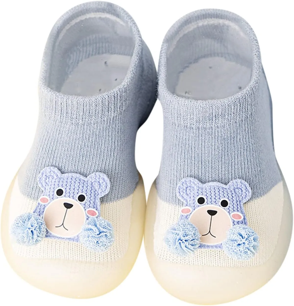 Infant Cute Cartoon Socks Shoes Baby Walking Shoes Cute Cartoon Soft Soles Antislip Shoes Baby Sock Shoes