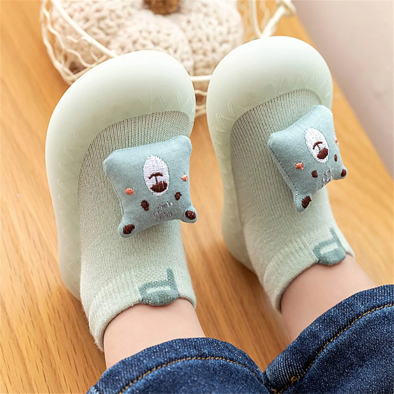Infant Cute Cartoon Socks Shoes Toddler Warm Shoes The Floor Socks Non Slip Casual Shoes Baby Walking Shoes