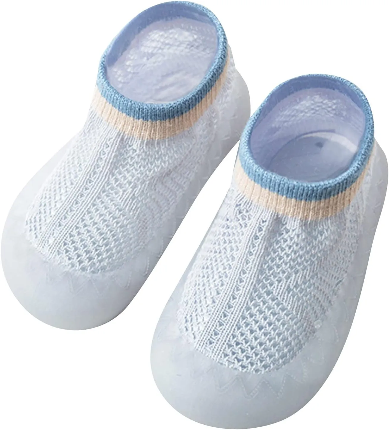 Infant Four Season Socks Shoes Sole Shoes Soft Toddler 0 to 36Months Socks Anklet Summer Solid Baby Rubber