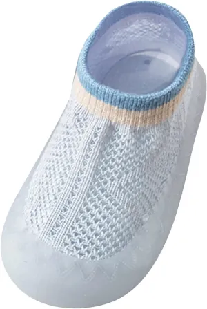 Infant Four Season Socks Shoes Sole Shoes Soft Toddler 0 to 36Months Socks Anklet Summer Solid Baby Rubber
