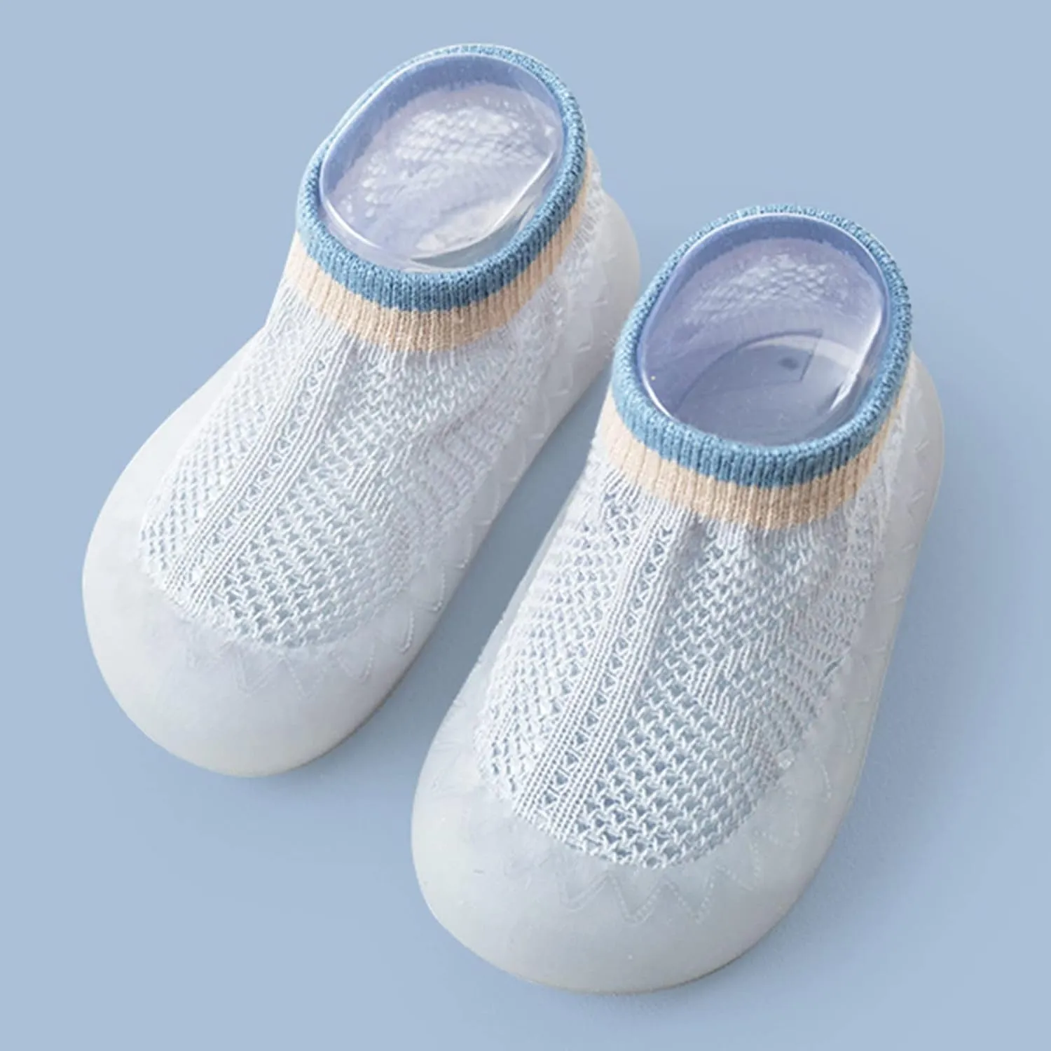 Infant Four Season Socks Shoes Sole Shoes Soft Toddler 0 to 36Months Socks Anklet Summer Solid Baby Rubber