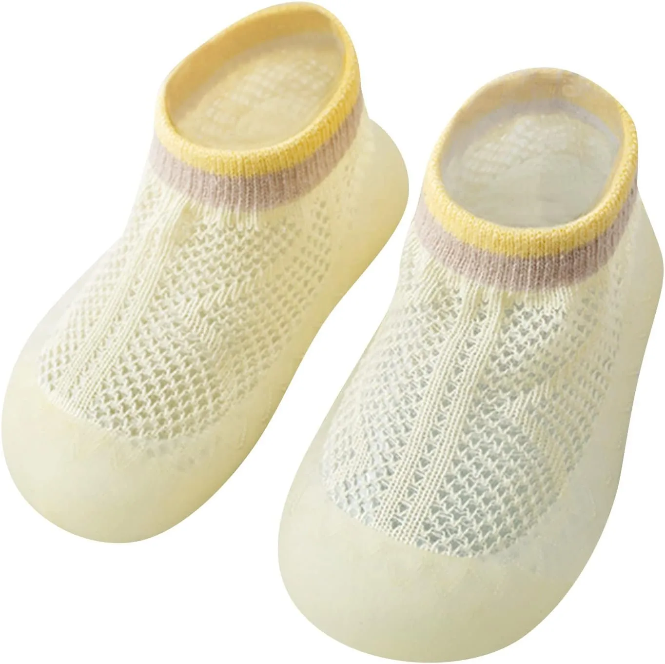 Infant Four Season Socks Shoes Sole Shoes Soft Toddler 0 to 36Months Socks Anklet Summer Solid Baby Rubber