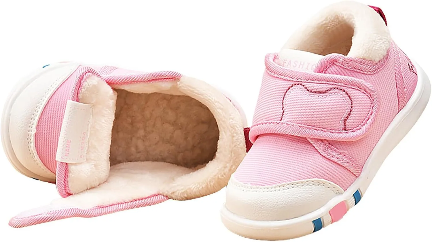 Infant Girls Boys Sports Shoes Fall and Winter Soft Bottom Non Slip Cotton Shoes Lightweight Toddler Canvas Shoes