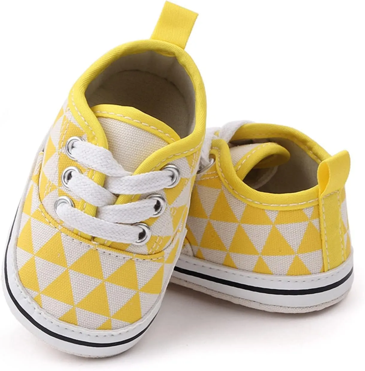 Infant Toddler Fall Lattice Shoes Boys Girls First Walking Shoes Soft Sole Plaid Lace Up Casual Shoes Baby Shoes