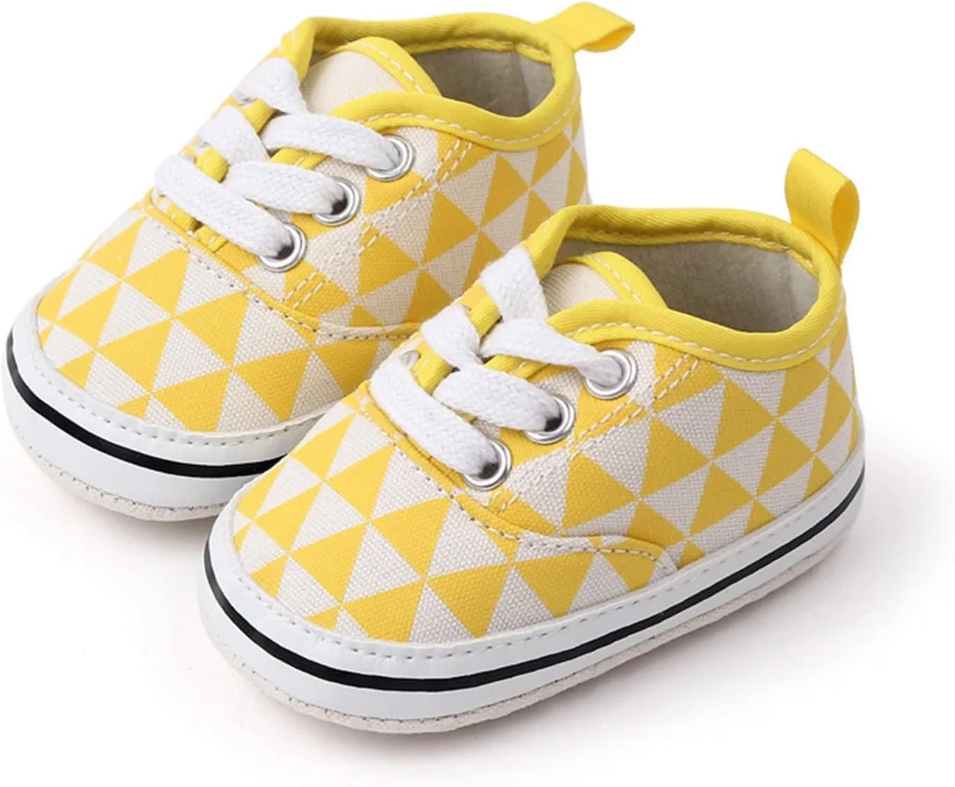 Infant Toddler Fall Lattice Shoes Boys Girls First Walking Shoes Soft Sole Plaid Lace Up Casual Shoes Baby Shoes